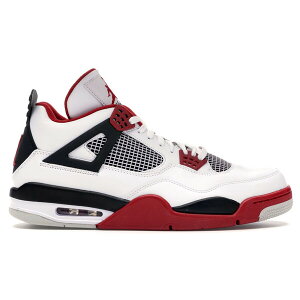 Jordan �W���[�_�� �����Y �X�j�[�J�[ �yJordan 4 Retro Fire Red (2012)�z �T�C�Y US_M_14 White/Varsity Red-Black