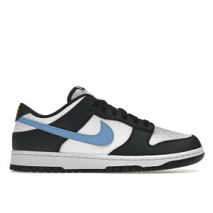 Nike �i�C�L �����Y �X�j�[�J�[ �yNike Dunk Low Midnight Navy University Blue�z �T�C�Y US_6.5(24.5cm) Midnight Navy/White-University Blue-Laser Orange