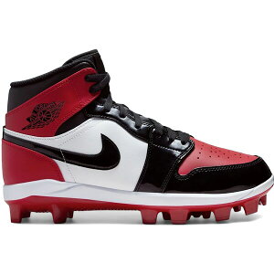 Jordan �W���[�_�� �����Y �X�j�[�J�[ �yJordan 1 Retro High MCS Patent Bred Toe�z �T�C�Y US_8(26.0cm) White/Fire Red/Black/Tech Grey