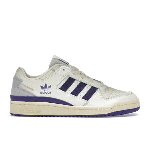 adidas �A�f�B�_�X �����Y �X�j�[�J�[ �yadidas Forum Low CL Cream White Collegiate Purple Warm Vanilla�z �T�C�Y US_7.5(25.5cm) Cream White/Collegiate Purple/Warm Vanilla