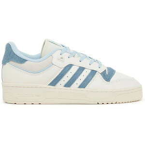 adidas �A�f�B�_�X �����Y �X�j�[�J�[ �yadidas Rivalry 86 Low Off White Clear Sky Pony-Hair�z �T�C�Y US_M_4 Off White/Clear Sky/Orbit Grey