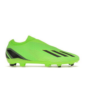 adidas �A�f�B�_�X �����Y �X�j�[�J�[ �yadidas X Speedportal.3 Laceless FG Solar Green�z �T�C�Y US_11.5(29.5cm) Solar Green/Core Black/Solar Yellow
