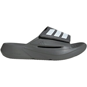 adidas �A�f�B�_�X �����Y �X�j�[�J�[ �yadidas Lightblaze Slides Grey Four Cloud White�z �T�C�Y US_M_4 Grey Four/Cloud White/Grey Four
