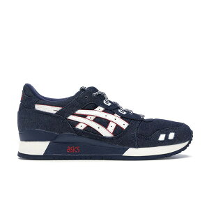 ASICS �A�V�b�N�X �����Y �X�j�[�J�[ �yASICS Gel-Lyte III Ronnie Fieg Selvedge Denim�z �T�C�Y US_M_13 Denim/White/Red