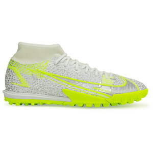 Nike �i�C�L �����Y �X�j�[�J�[ �yNike Mercurial Superfly 8 Academy TF Metallic Silver Volt�z �T�C�Y US_9(27.0cm) White/Metallic Silver/Volt/Black