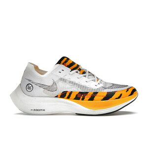 Nike �i�C�L �����Y �X�j�[�J�[ �yNike ZoomX Vaporfly Next% 2 BRS Tiger�z �T�C�Y US_8(26.0cm) White/Black/University Gold/Orange