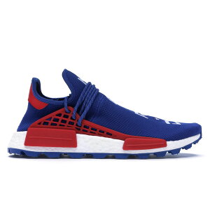 adidas �A�f�B�_�X �����Y �X�j�[�J�[ �yadidas NMD Hu Pharrell x Nerd Blue�z �T�C�Y US_10(28.0cm) Blue/White/Red