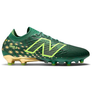New Balance �j���[�o�����X �����Y �X�j�[�J�[ �yNew Balance Tekela Pro FG V4+ Endrick Irm��o�z �T�C�Y US_8(26.0cm) Emeral Green/Pixel Green/Metallic Gold