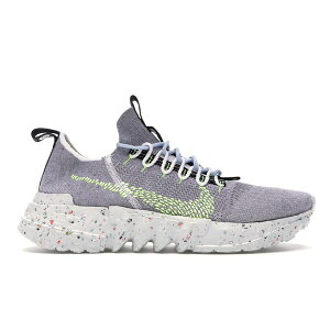 Nike �i�C�L �����Y �X�j�[�J�[ �yNike Space Hippie 01 Grey Volt�z �T�C�Y US_5.5(23.5cm) Wolf Grey/Black-Volt-Dark Smoke Grey