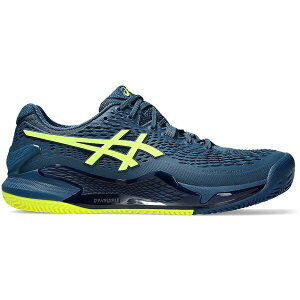 ASICS �A�V�b�N�X �����Y �X�j�[�J�[ �yASICS Gel-Resolution 9 Clay Mako Blue Safety Yellow�z �T�C�Y US_7(25.0cm) Mako Blue/Safety Yellow