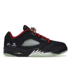 Jordan �W���[�_�� �����Y �X�j�[�J�[ �yJordan 5 Retro Low CLOT Jade�z �T�C�Y US_8.5(26.5cm) Black/Classic Jade-Fire Red-Metallic Silver