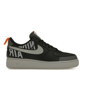 Nike �i�C�L �����Y �X�j�[�J�[ �yNike Air Force 1 Low Under Construction Black�z �T�C�Y US_6(24.0cm) Black/Wolf Grey-Dark Grey-Total Orange