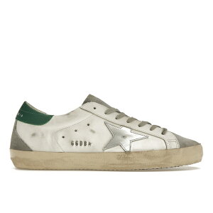 Golden Goose �S�[���f���O�[�X �����Y �X�j�[�J�[ �yGolden Goose Super-Star White Silver Green�z �T�C�Y US_8(26.0cm) White/Silver Green