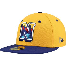 ニューエラ メンズ 帽子 アクセサリー Northwest Arkansas Naturals New Era Authentic Collection 59FIFTY Fitted Hat Yellow/Royal