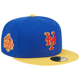 ニューエラ メンズ 帽子 アクセサリー New York Mets New Era Empire 59FIFTY Fitted Hat Royal/Yellow