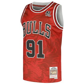 ミッチェル&ネス メンズ ユニフォーム トップス Dennis Rodman Chicago Bulls Mitchell & Ness 1997/98 Hardwood Classics Asian Heritage 6.0 Swingman Throwback Player Jersey Red