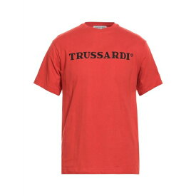 【送料無料】 トラサルディ メンズ Tシャツ トップス T-shirts Tomato red