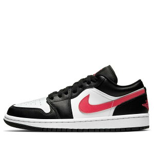 Air Jordan �W���[�_�� ���f�B�[�X �X�j�[�J�[ Black/Siren Red-White �y(WMNS) Air Jordan 1 Low 'Black Siren Red' DC0774-004�z �T�C�Y US_9.5(26.5cm)