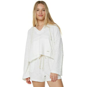 LV[ fB[X p[J[EXEFbgVc AE^[ Juniors' Rich Coast Solid Hooded Sweatshirt Snow White Solid