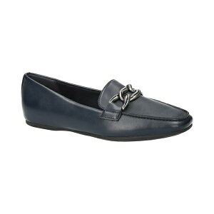 C[W[Xg[g fB[X Xb|E[t@[ V[Y Women's Femi Square-Toe Slip-On Flats Navy
