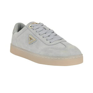 QX fB[X Xj[J[ V[Y Women's Jazlie T-Toe Logo Court Sneakers Light Blue