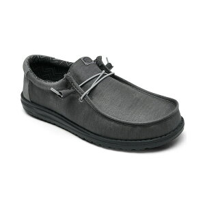 wCf[h Y Xj[J[ V[Y Men's Wally Stretch Canvas Slip-On Casual Moccasin Sneakers from Finish Line Grey, Multi