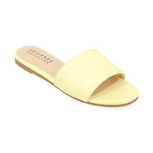 W[j[RNV fB[X T_ V[Y Women's Kolinna Slip On Flat Sandals Yellow