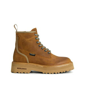 �E�[�� ���b�` ���f�B�[�X �u�[�c �V���[�Y Lace-up platform boots Brown