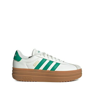 �A�f�B�_�X ���f�B�[�X �X�j�[�J�[ �V���[�Y Vl court bold core white/court green/gold metallic sneakers White