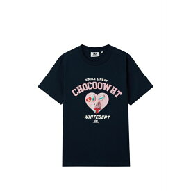 チョコレート レディース Tシャツ トップス Printed t-shirt Blue