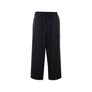 ���C�X���[ �����Y �J�W���A���p���c �{�g���X Striped-pattern elasticised trousers Black