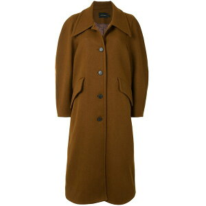 ���E �N���V�b�N ���f�B�[�X �R�[�g �A�E�^�[ Oversize wool coat Brown