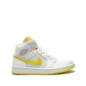 �W���[�_�� ���f�B�[�X �X�j�[�J�[ �V���[�Y Air jordan 1 mid se voltage yellow sneakers White