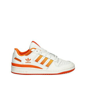 �A�f�B�_�X �����Y �X�j�[�J�[ �V���[�Y Forum low cl three-stripe leather sneakers White
