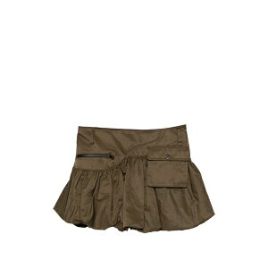 �A���_�[�\�� �x�� ���f�B�[�X �X�J�[�g �{�g���X Cargo mini skirt Green