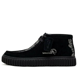 Clarks �N���[�N�X �����Y �X�j�[�J�[ �yClarks Originals x Pleasures Torhill 'Black' 26180267�z �T�C�Y US_11(29.0cm)