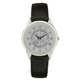 ジャーディン メンズ 腕時計 アクセサリー Ohio Northern Polar Bears Medallion Black Leather Wristwatch Silver