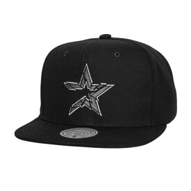 ミッチェル&ネス メンズ 帽子 アクセサリー Houston Astros Mitchell & Ness Shattered Snapback Hat Black