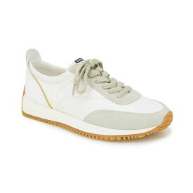 ケネスコール レディース スニーカー シューズ Women's Jamie Nylon Lace-Up Sneakers White