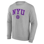 ファナティクス メンズ パーカー・スウェットシャツ アウター NYU Violets Fanatics Branded Campus Sweatshirt Gray