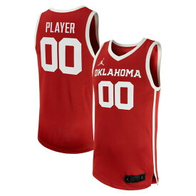 ジョーダン メンズ ユニフォーム トップス Oklahoma Sooners Jordan Brand NIL PickAPlayer Men's Basketball Replica Jersey Crimson