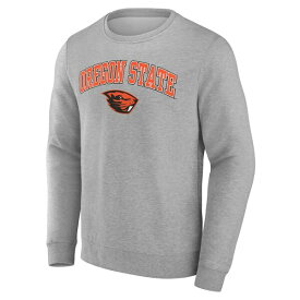 ファナティクス メンズ パーカー・スウェットシャツ アウター Oregon State Beavers Fanatics Branded Campus Sweatshirt Gray