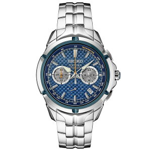 ZCR[ fB[X rv ANZT[ Men's Chronograph Coutura Stainless Steel Bracelet Watch 42mm Blue