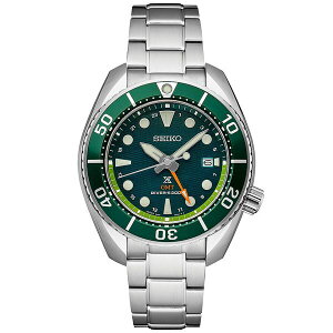 ZCR[ fB[X rv ANZT[ Men's Prospex Sea Sumo Solar GMT Stainless Steel Bracelet Watch 45mm Green