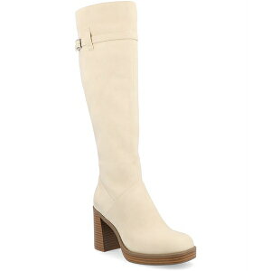 �W���[�j�[�R���N�V���� ���f�B�[�X �u�[�c �V���[�Y Women's Letice Tru Comfort Foam Wide Width Wide Calf Platform Square Toe Boots Cream