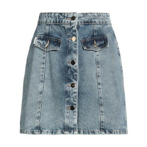 �y���������z �n�u���� ���f�B�[�X �X�J�[�g �{�g���X Denim skirts Blue