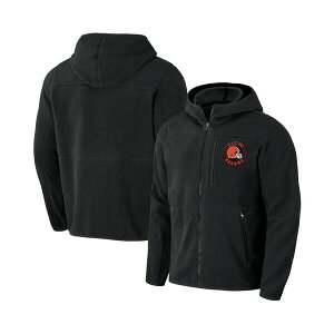 �t�@�i�e�B�N�X �����Y �W���P�b�g���u���]�� �A�E�^�[ Men's NFL x Darius Rucker Collection by Black Cleveland Browns Sherpa Full-Zip Hoodie Black