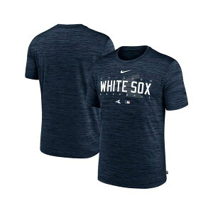 �i�C�L �����Y �V���c �g�b�v�X Men's Navy Chicago White Sox Authentic Collection Velocity Performance Practice T-shirt Navy