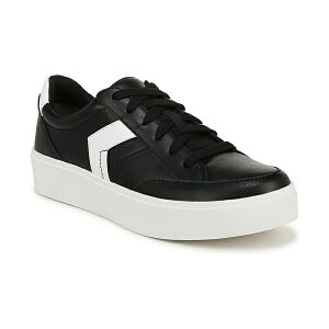 hN^[EV[ fB[X Xj[J[ V[Y Women's Madison-Lace Lace Up Platform Sneakers Black/White Faux Leather