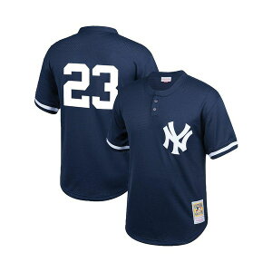 �~�b�`�F��&�l�X �����Y �V���c �g�b�v�X Men's Don Mattingly Navy New York Yankees Cooperstown Collection Big and Tall Mesh Batting Practice Jersey Navy